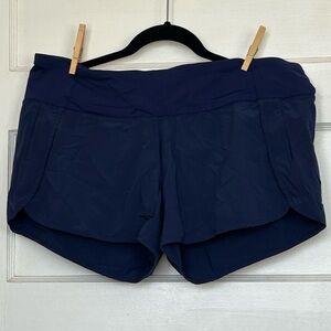 Lululemon Speed Up Lined Short Navy